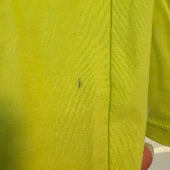 Skims Women’s Long Sleeve Neon Yellow Tshirt - Picture 4 of 5